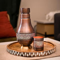 1L Etched Copper Jar with Lid