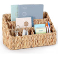 Large Water Hyacinth Tabletop Mail Organizer